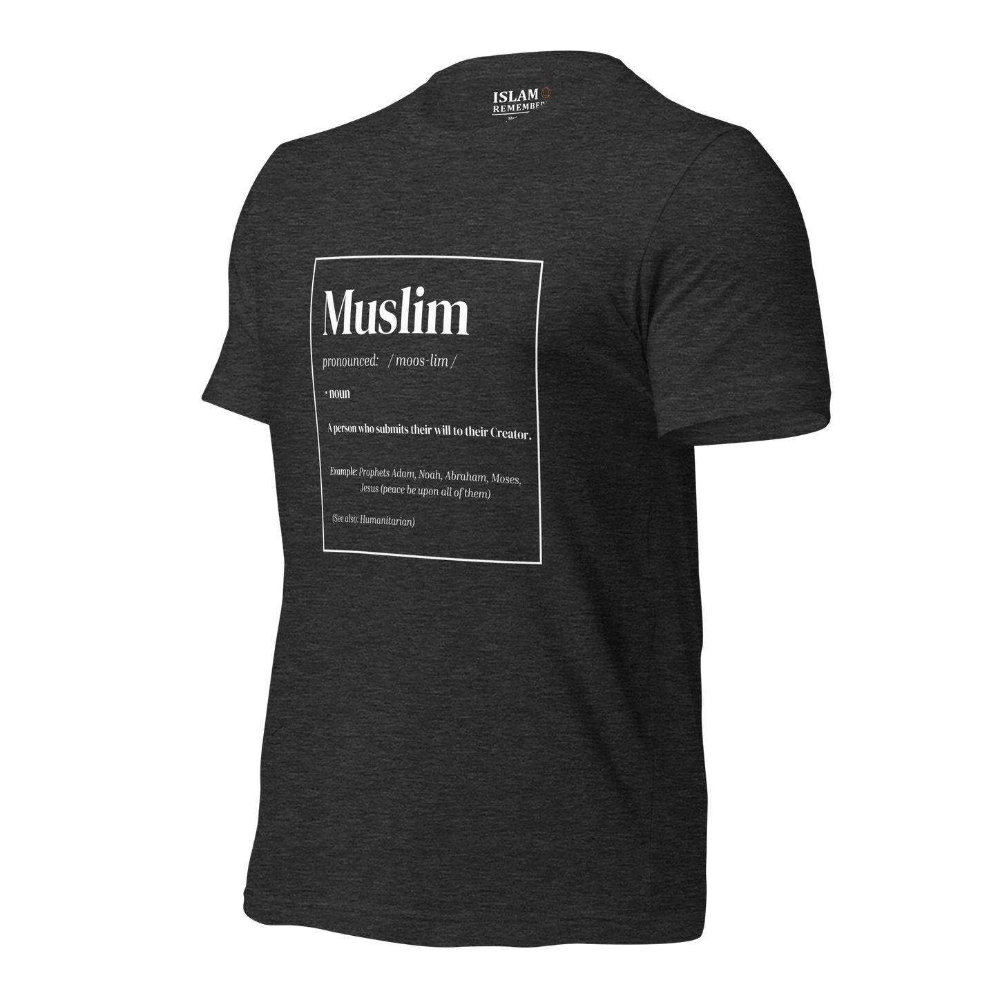 ADULT T-Shirt - MUSLIM DEFINITION - White