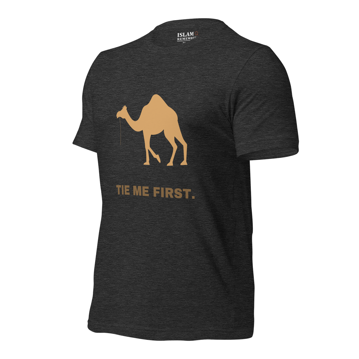 ADULT T-Shirt - TIE ME FIRST - Brown