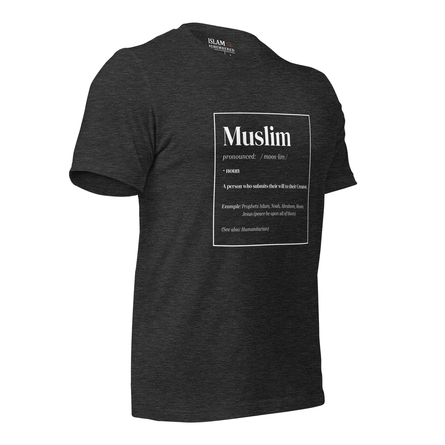 ADULT T-Shirt - MUSLIM DEFINITION - White