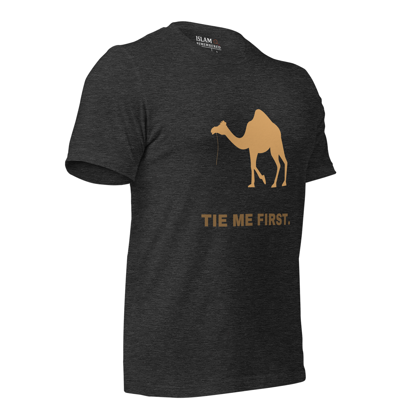 ADULT T-Shirt - TIE ME FIRST - Brown