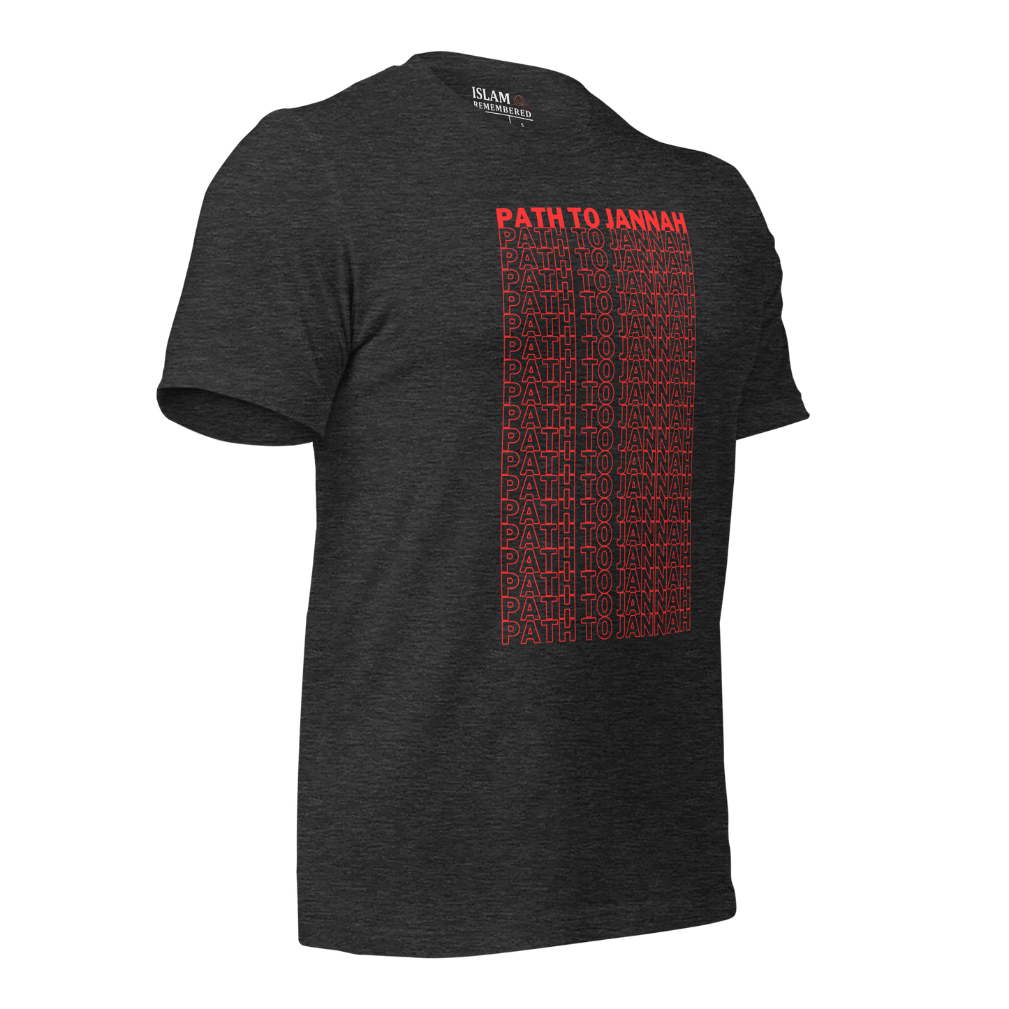 ADULT T-Shirt - PATH TO JANNAH - Red
