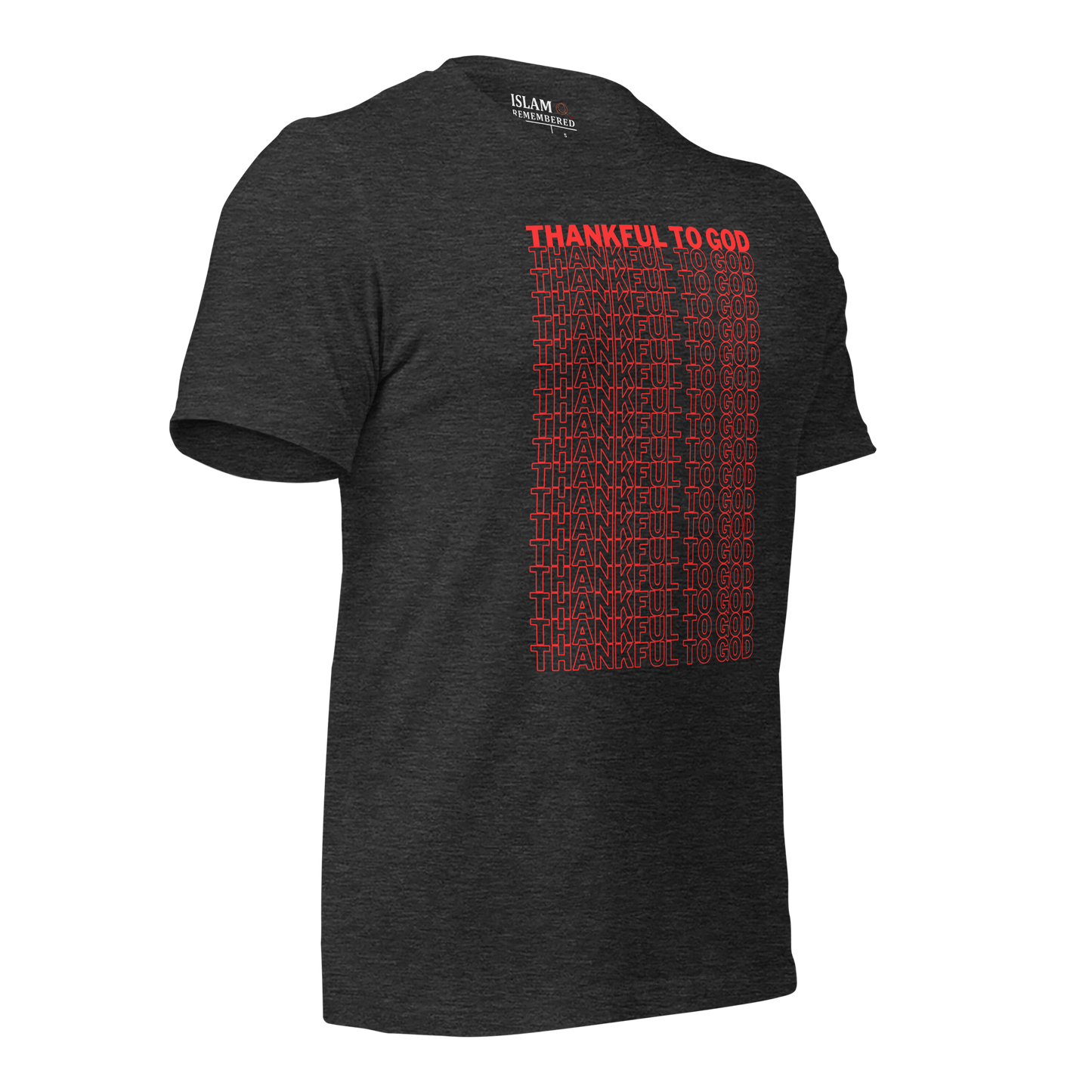 ADULT T-Shirt - THANKFUL TO GOD - Red
