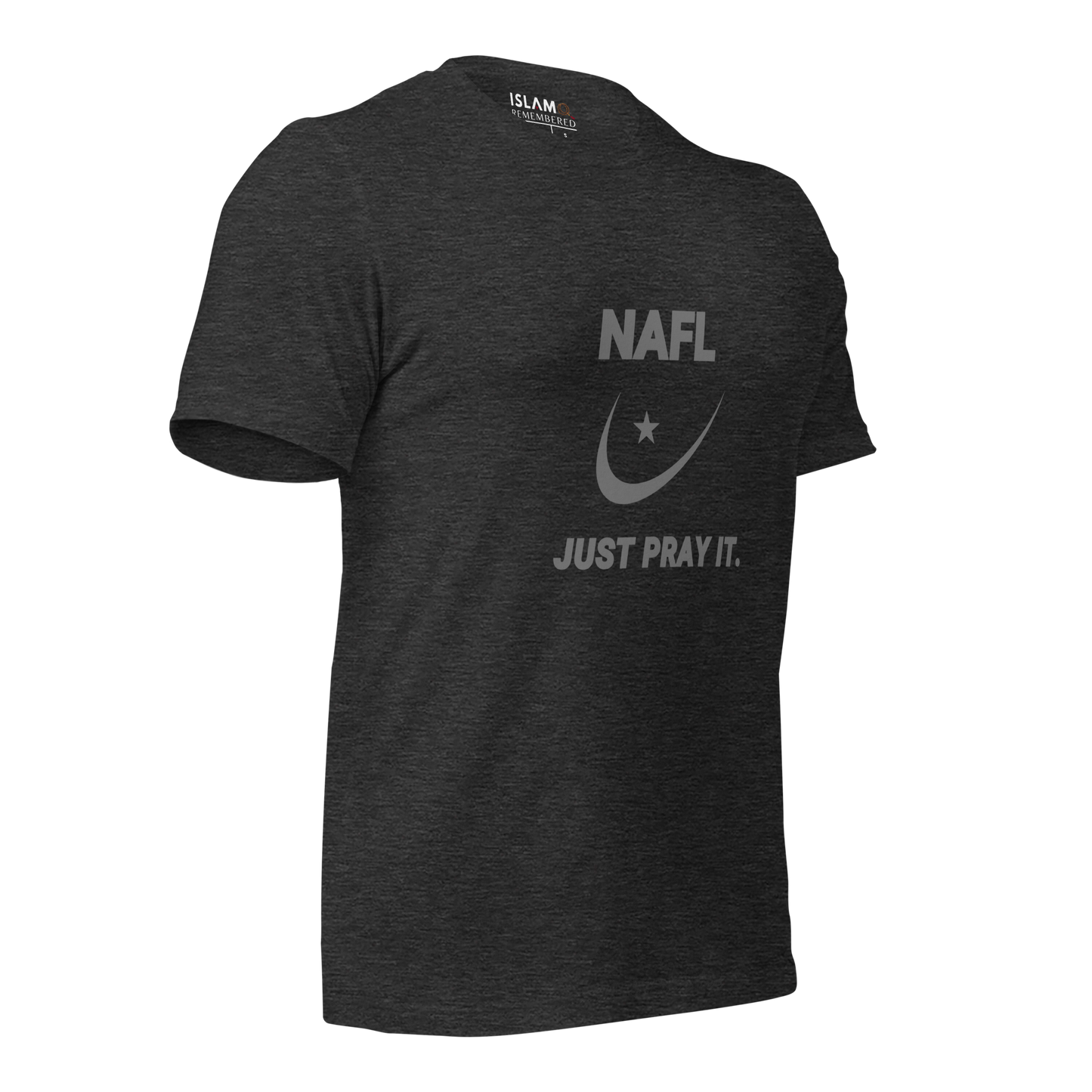 ADULT T-Shirt - NAFL JUST PRAY IT w/ Logo - Silver