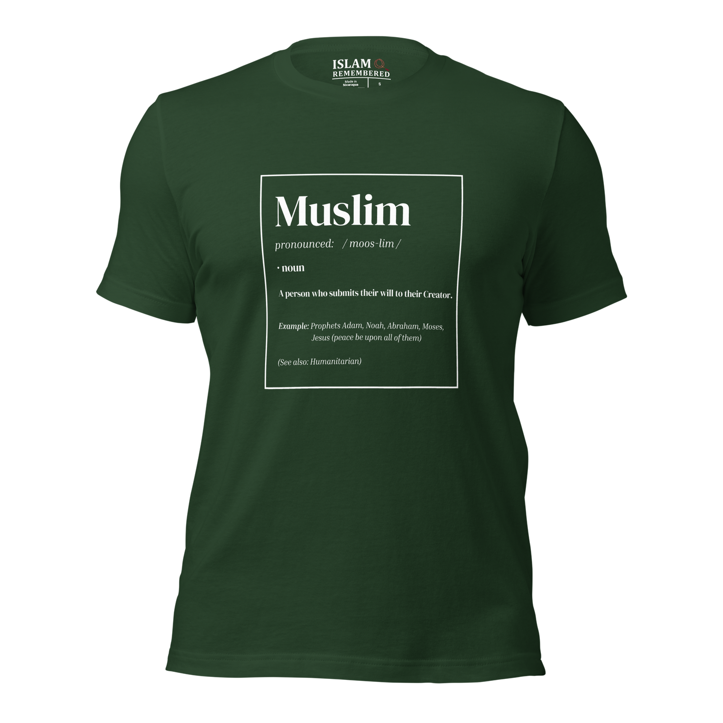ADULT T-Shirt - MUSLIM DEFINITION - White