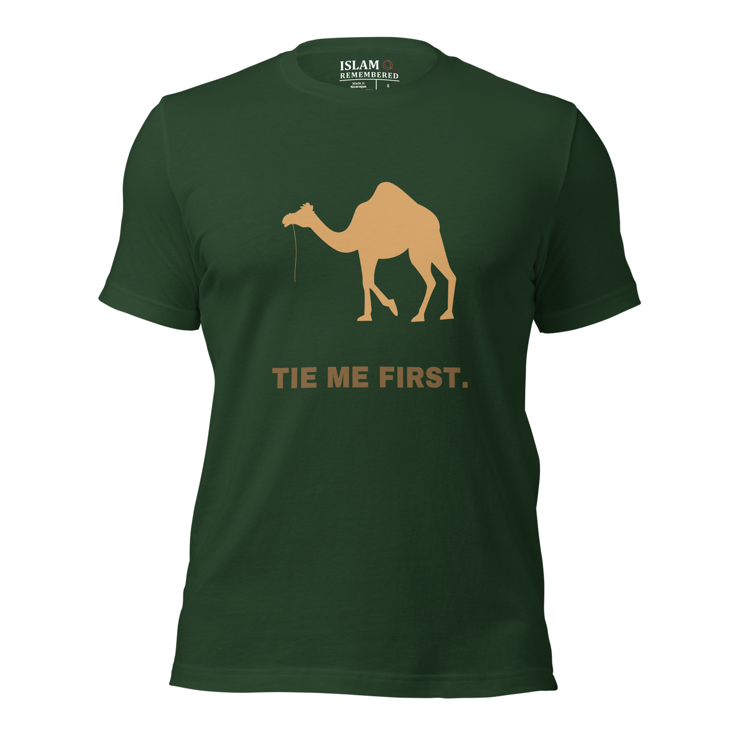 ADULT T-Shirt - TIE ME FIRST - Brown