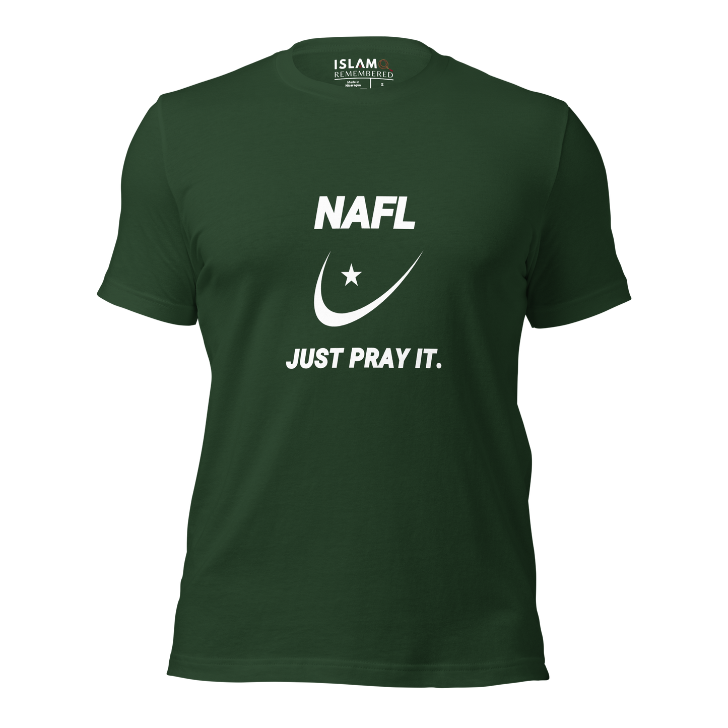 ADULT T-Shirt - NAFL JUST PRAY IT w/ Logo - White