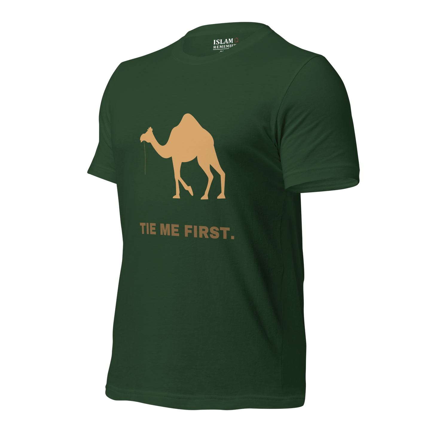 ADULT T-Shirt - TIE ME FIRST - Brown