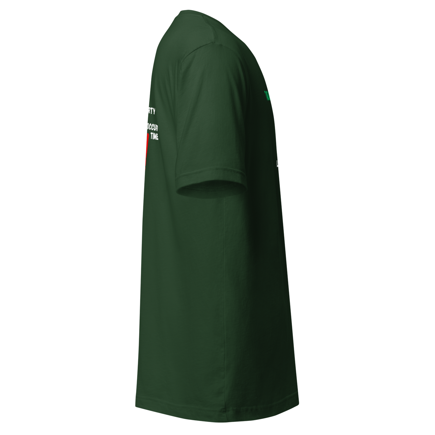 WOMEN's T-Shirt - ADVANTAGE BEFORE (Front/Back) - Green/White