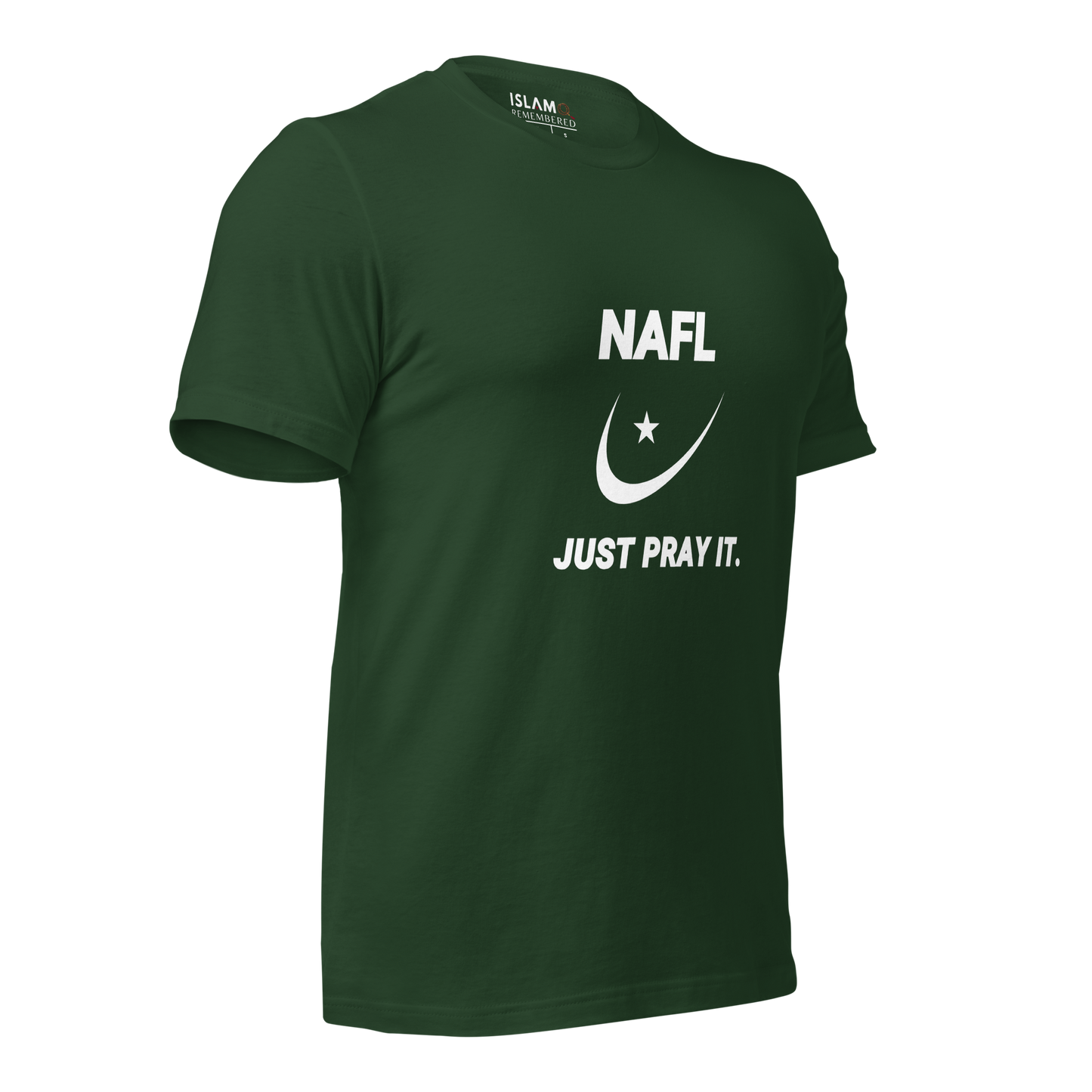 ADULT T-Shirt - NAFL JUST PRAY IT w/ Logo - White