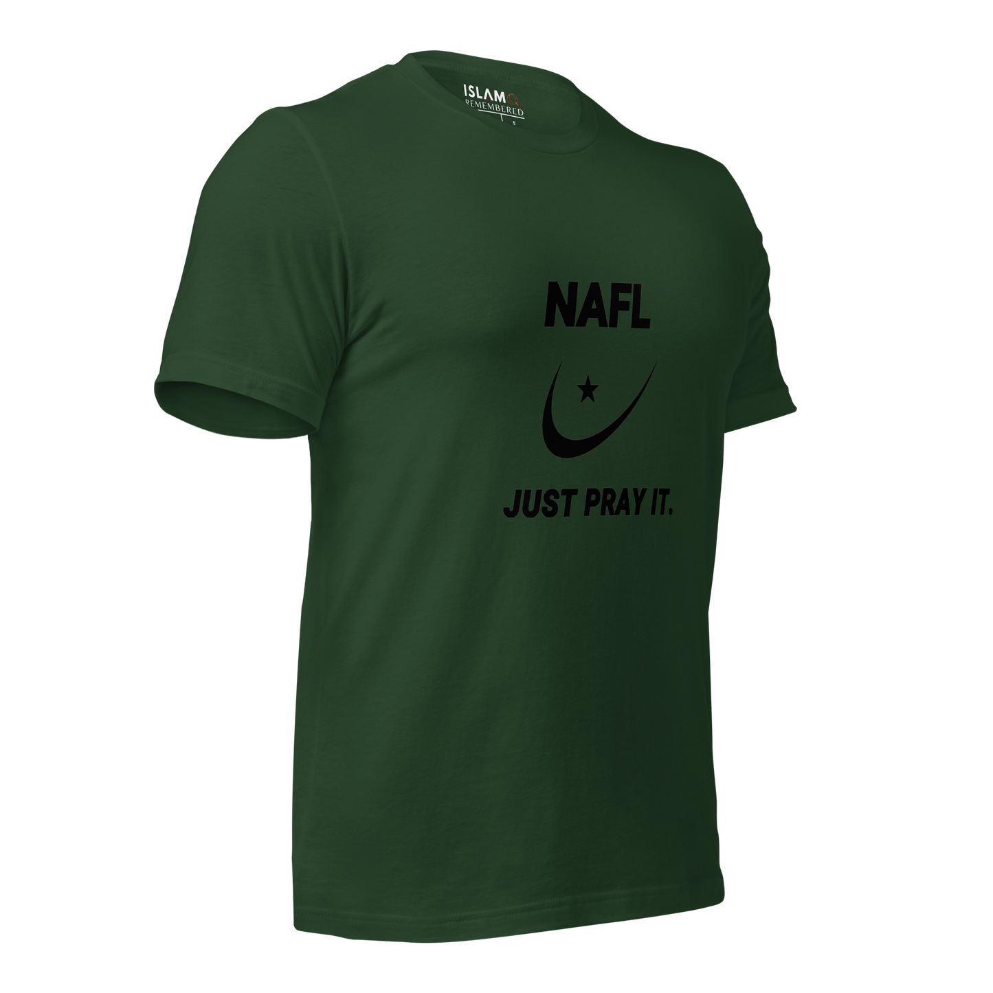 ADULT T-Shirt - NAFL JUST PRAY IT w/ Logo - Black
