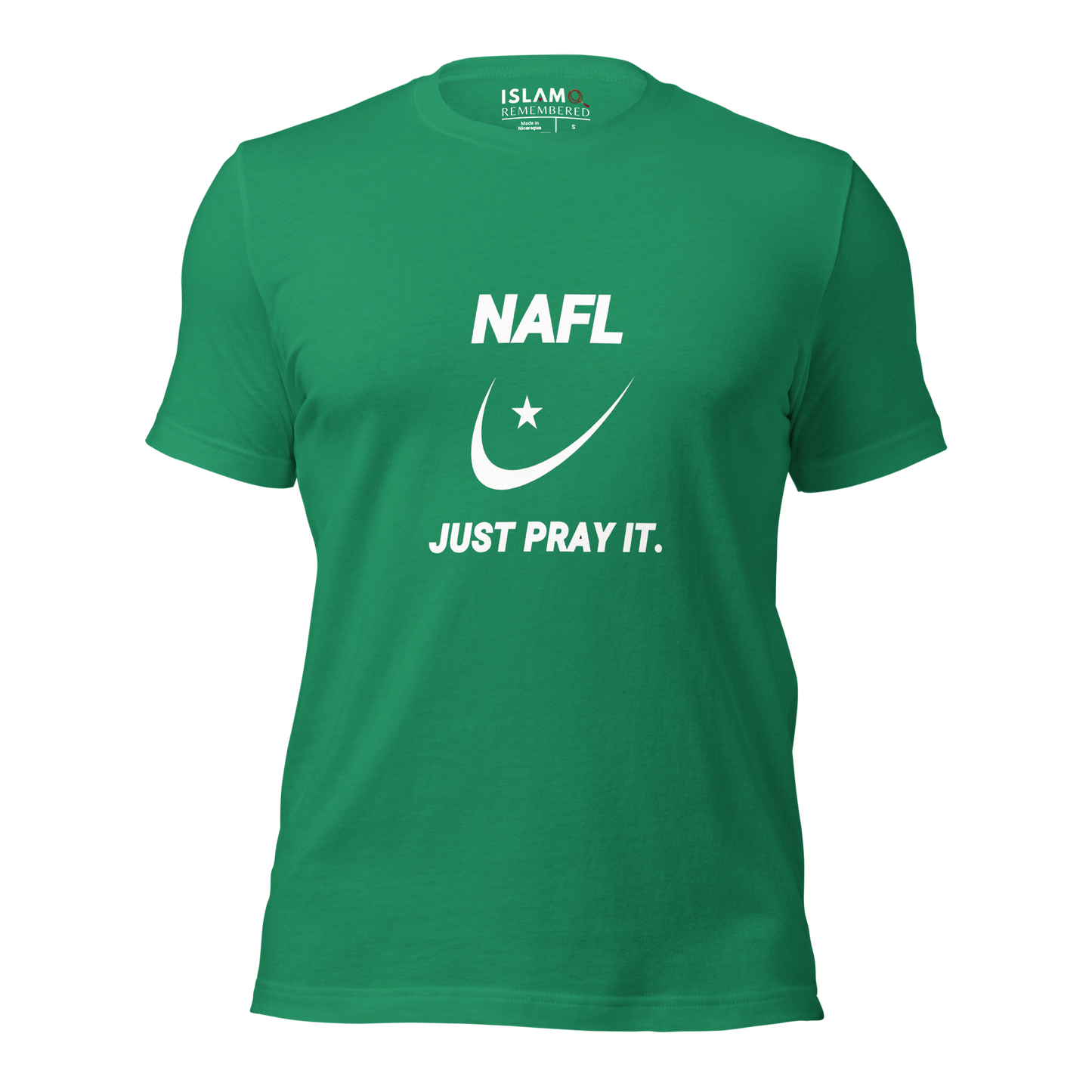 ADULT T-Shirt - NAFL JUST PRAY IT w/ Logo - White