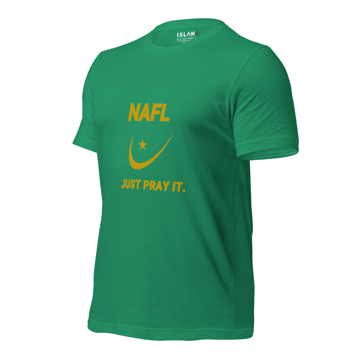 ADULT T-Shirt - NAFL JUST PRAY IT w/ Logo - Gold