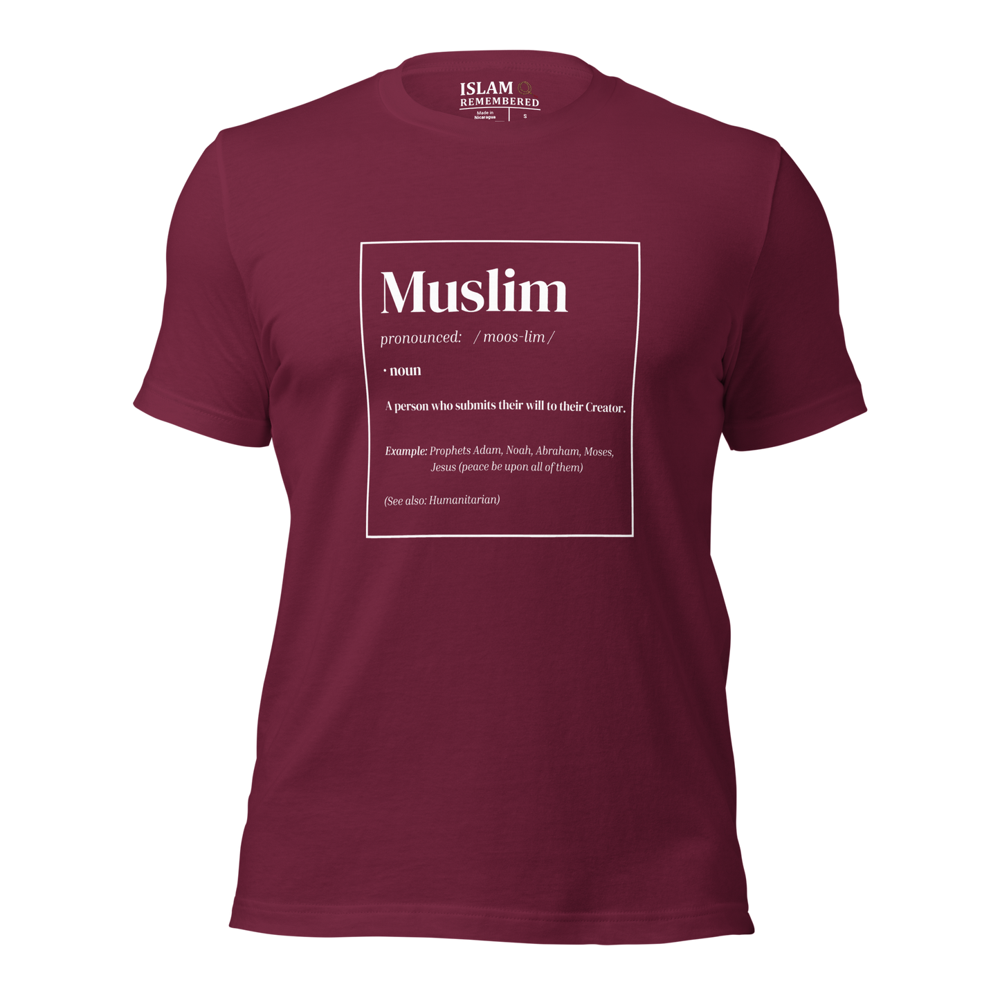 ADULT T-Shirt - MUSLIM DEFINITION - White
