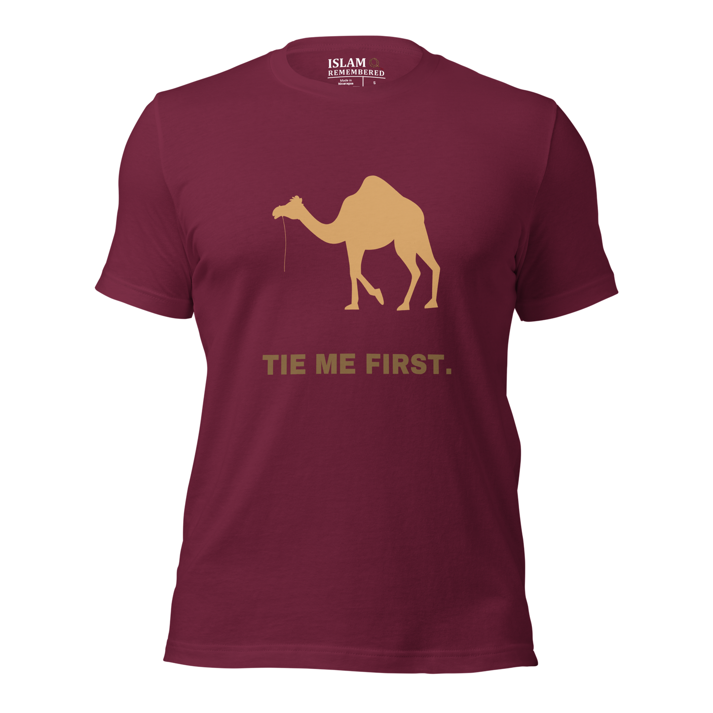ADULT T-Shirt - TIE ME FIRST - Brown