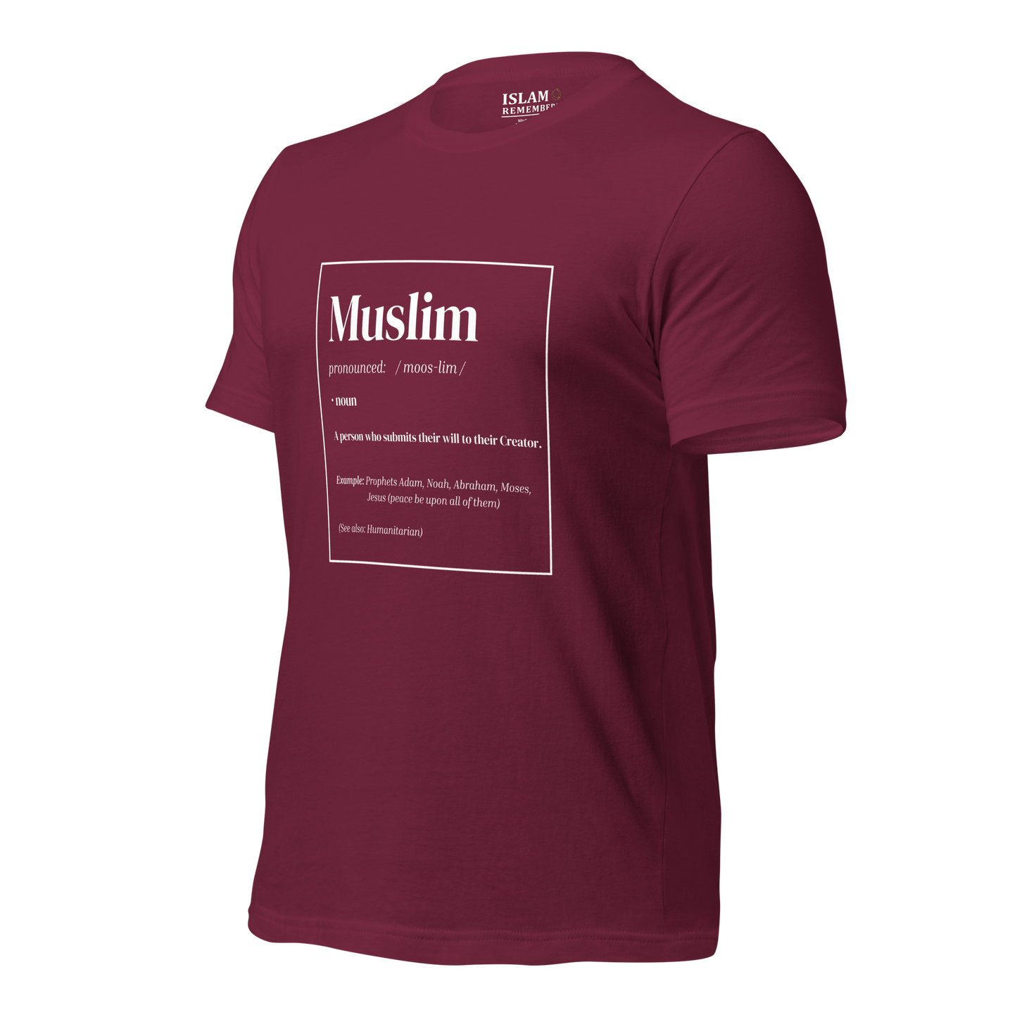 ADULT T-Shirt - MUSLIM DEFINITION - White