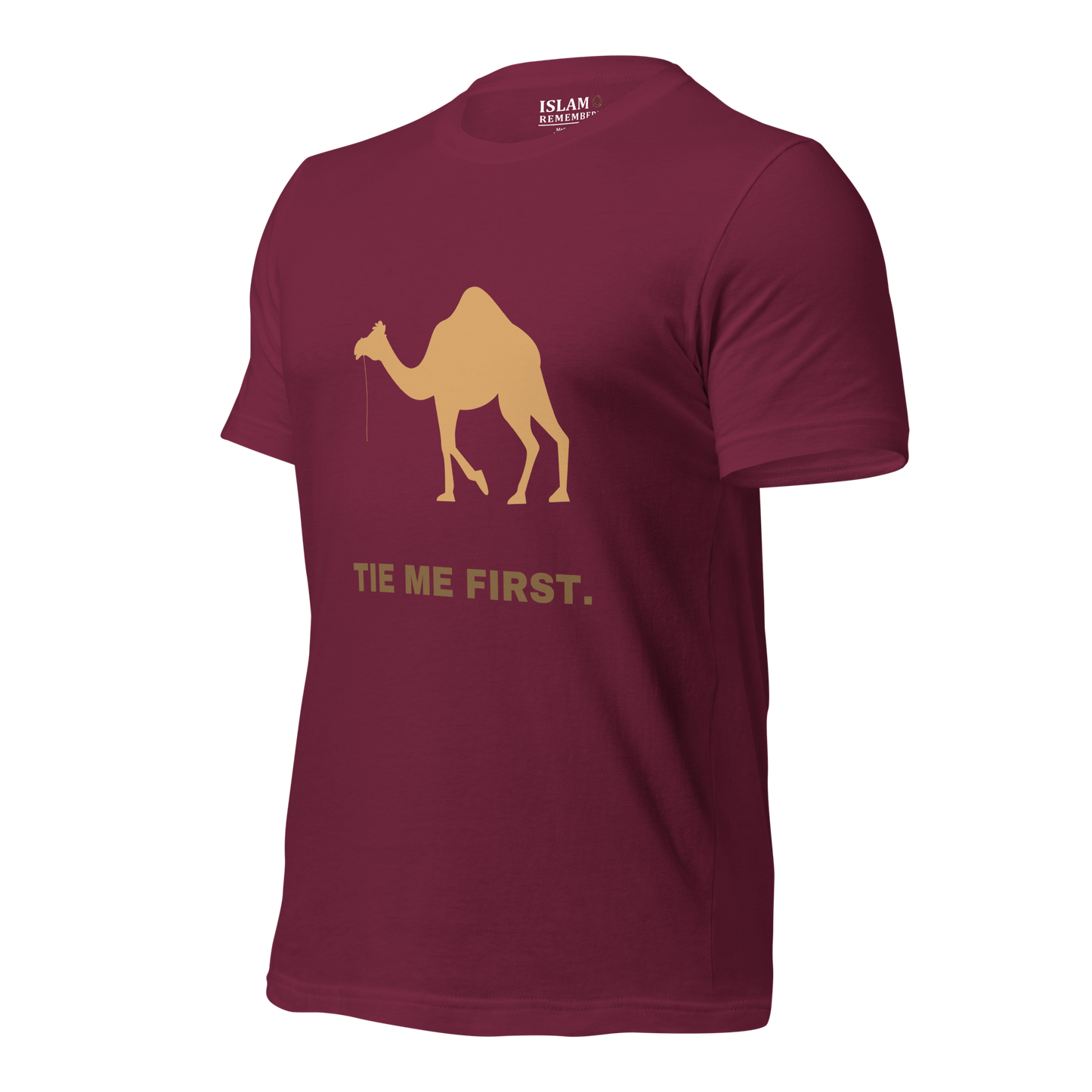 ADULT T-Shirt - TIE ME FIRST - Brown