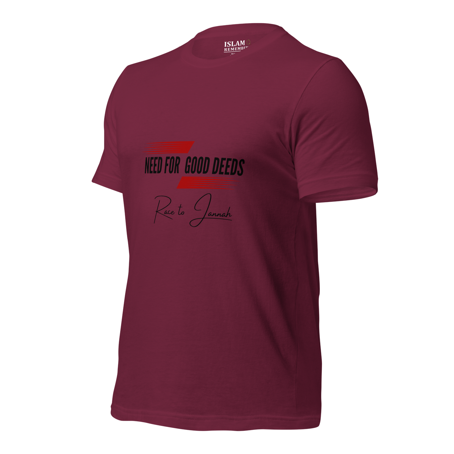 ADULT T-Shirt - NEED FOR GOOD DEEDS - Black/Red