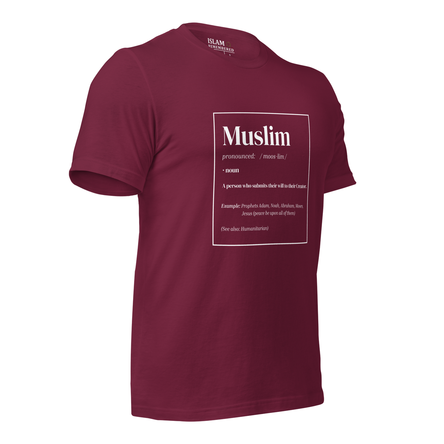 ADULT T-Shirt - MUSLIM DEFINITION - White