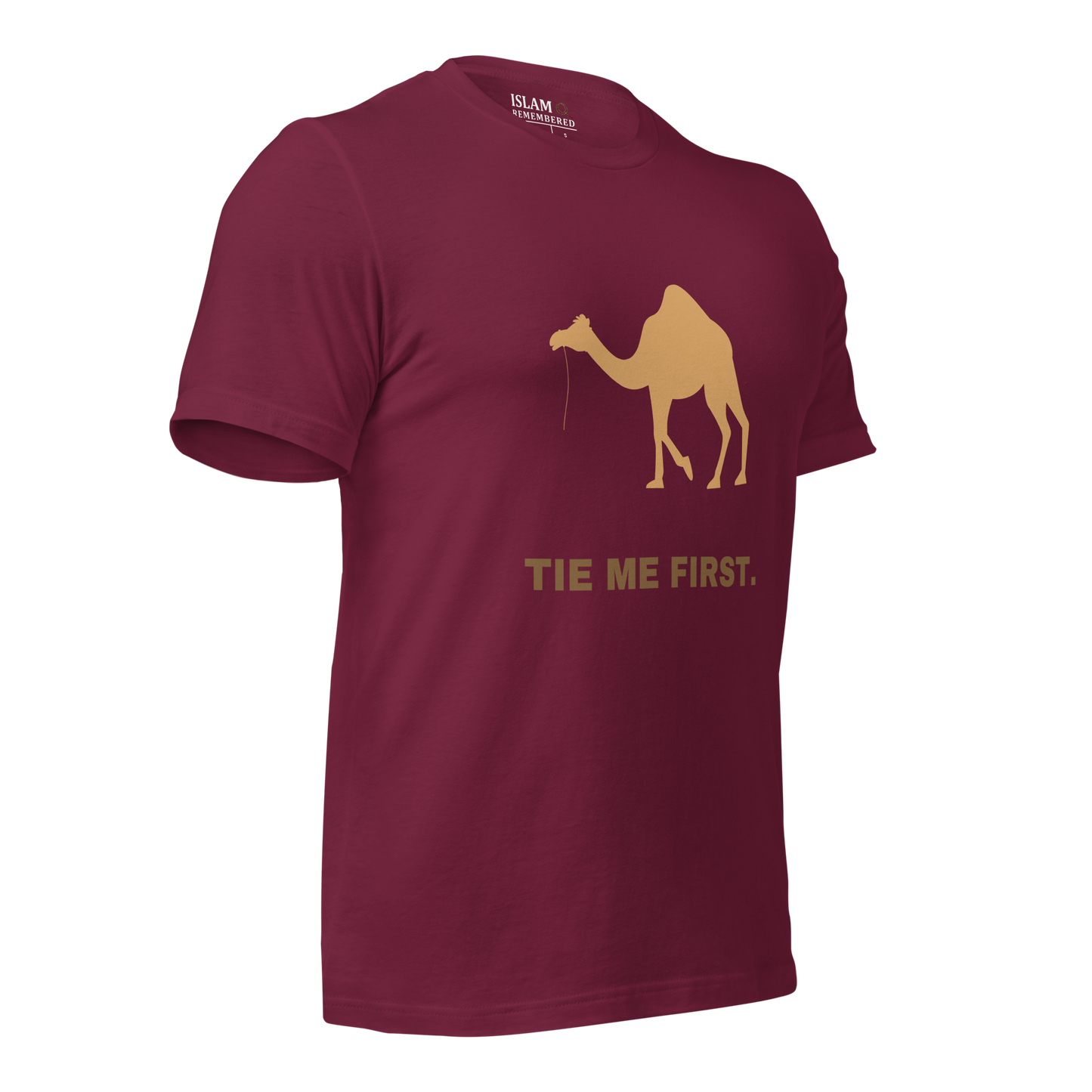 ADULT T-Shirt - TIE ME FIRST - Brown