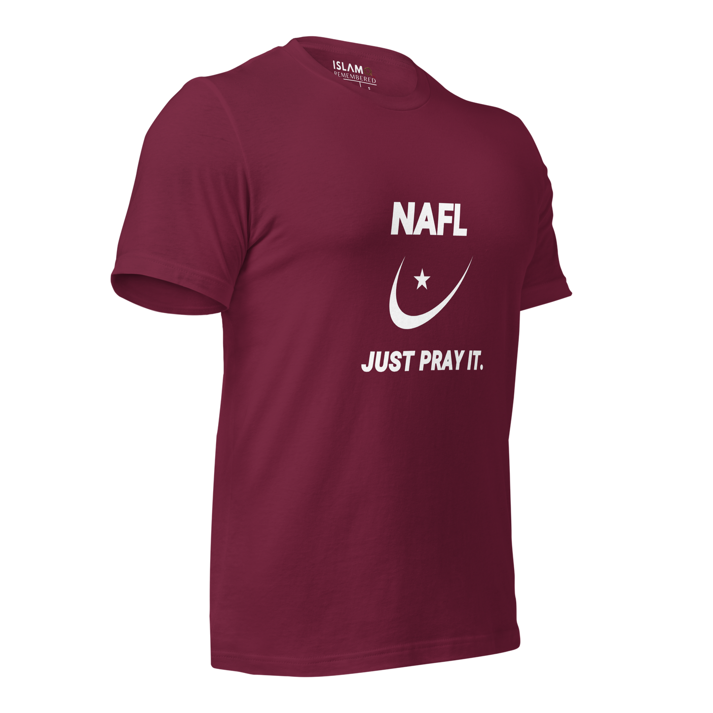 ADULT T-Shirt - NAFL JUST PRAY IT w/ Logo - White