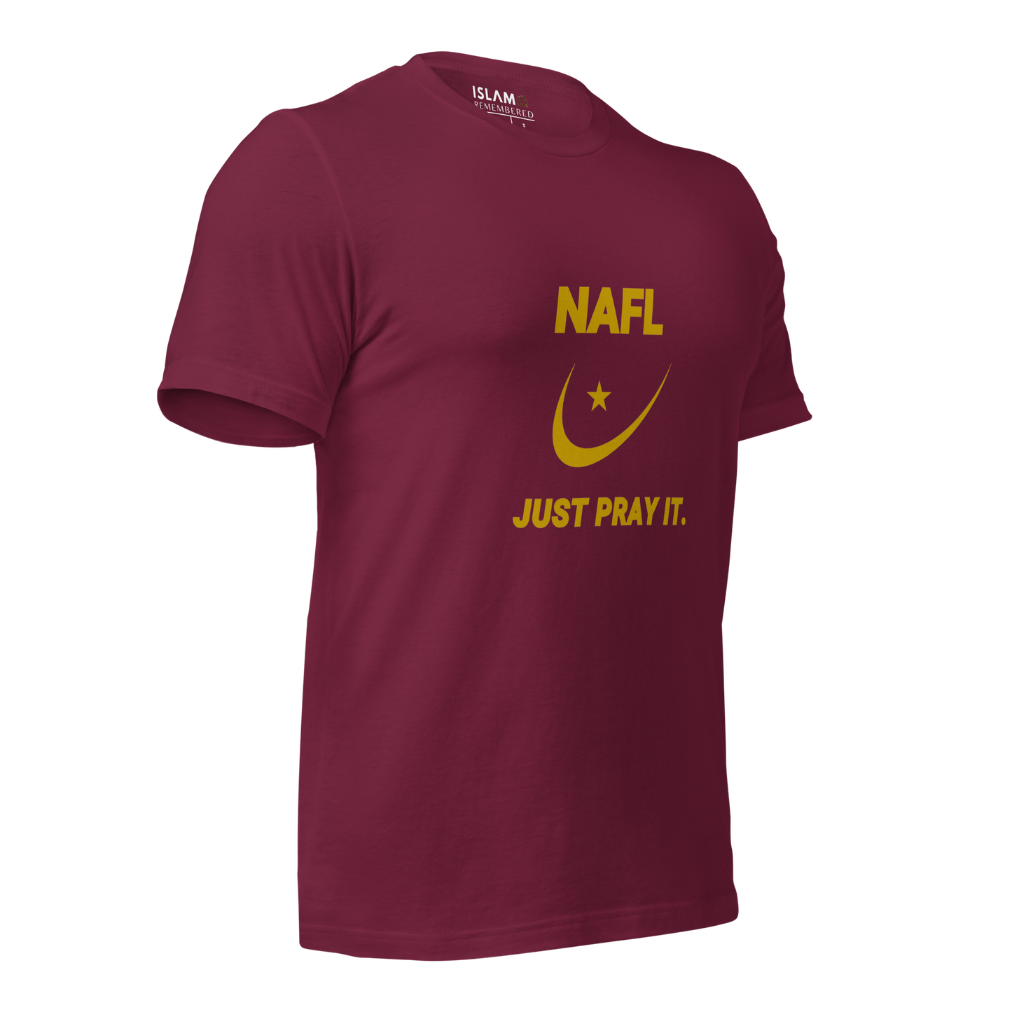 ADULT T-Shirt - NAFL JUST PRAY IT w/ Logo - Gold
