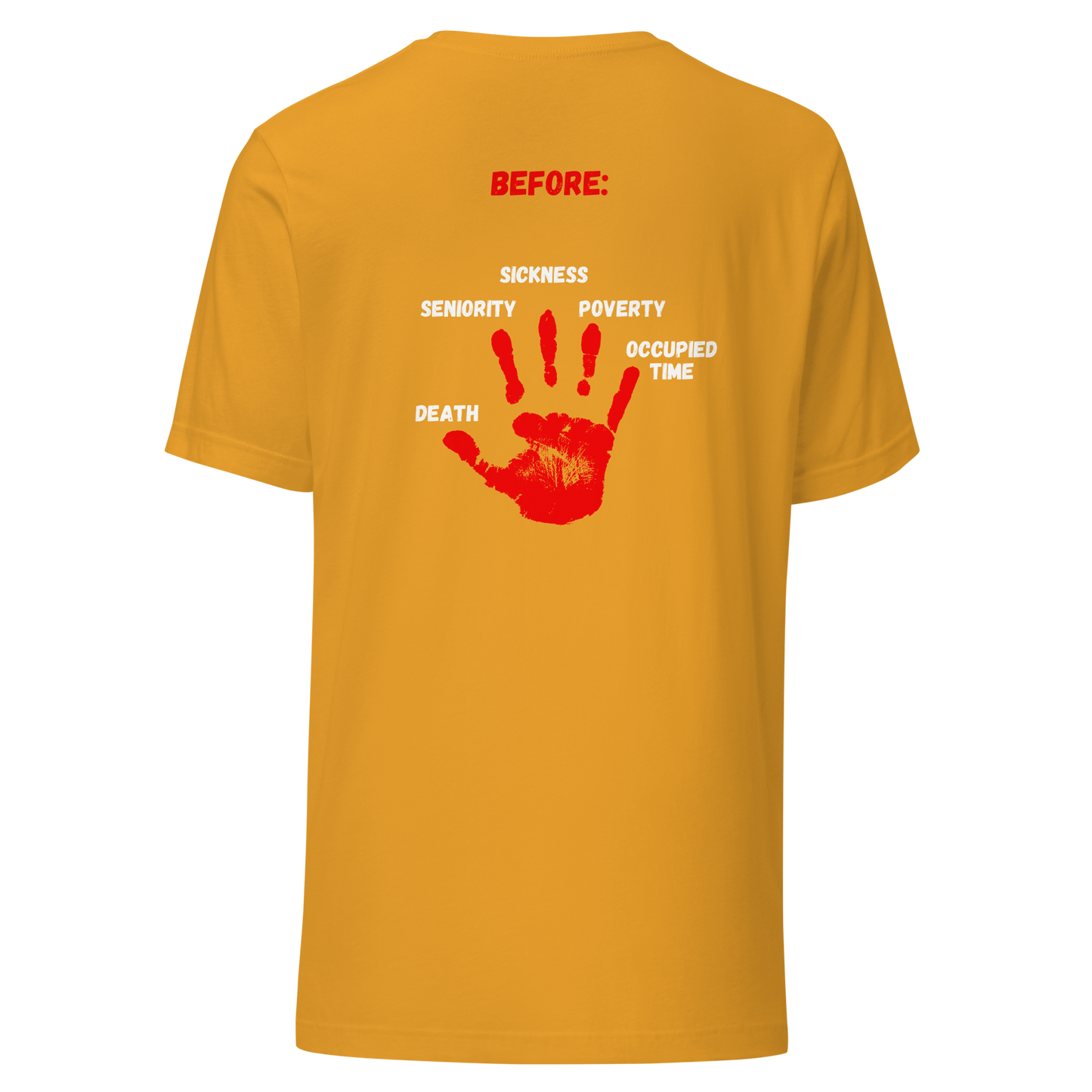 WOMEN's T-Shirt - ADVANTAGE BEFORE (Front/Back) - Green/White