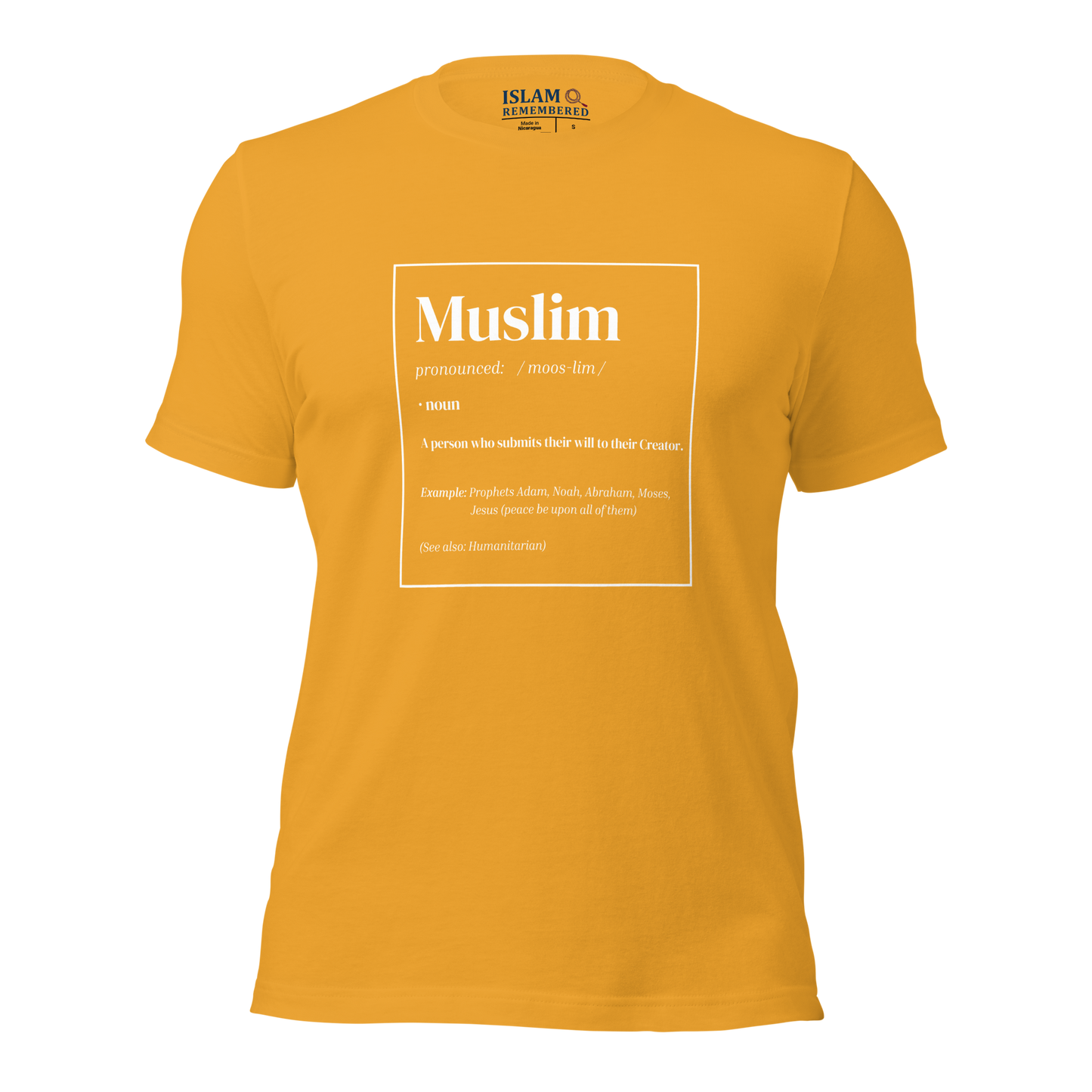 ADULT T-Shirt - MUSLIM DEFINITION - White