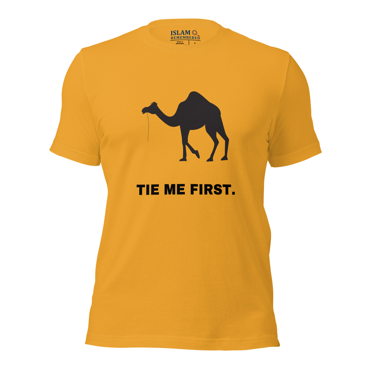 ADULT T-Shirt - TIE ME FIRST - Black