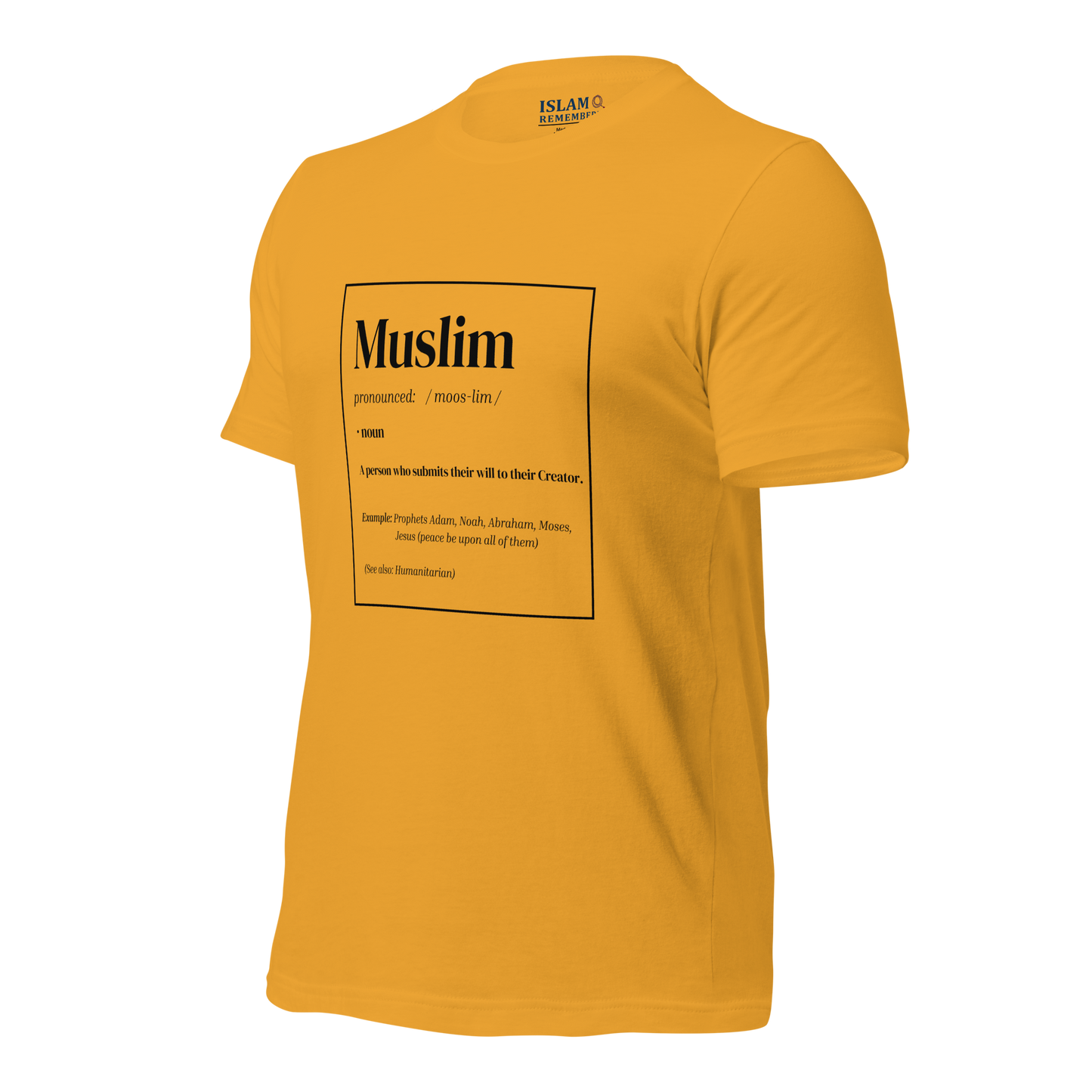 ADULT T-Shirt - MUSLIM DEFINITION - Black