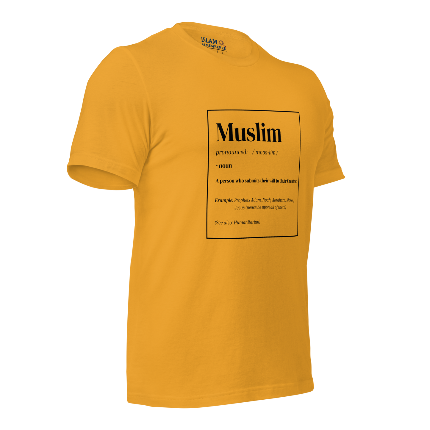 ADULT T-Shirt - MUSLIM DEFINITION - Black