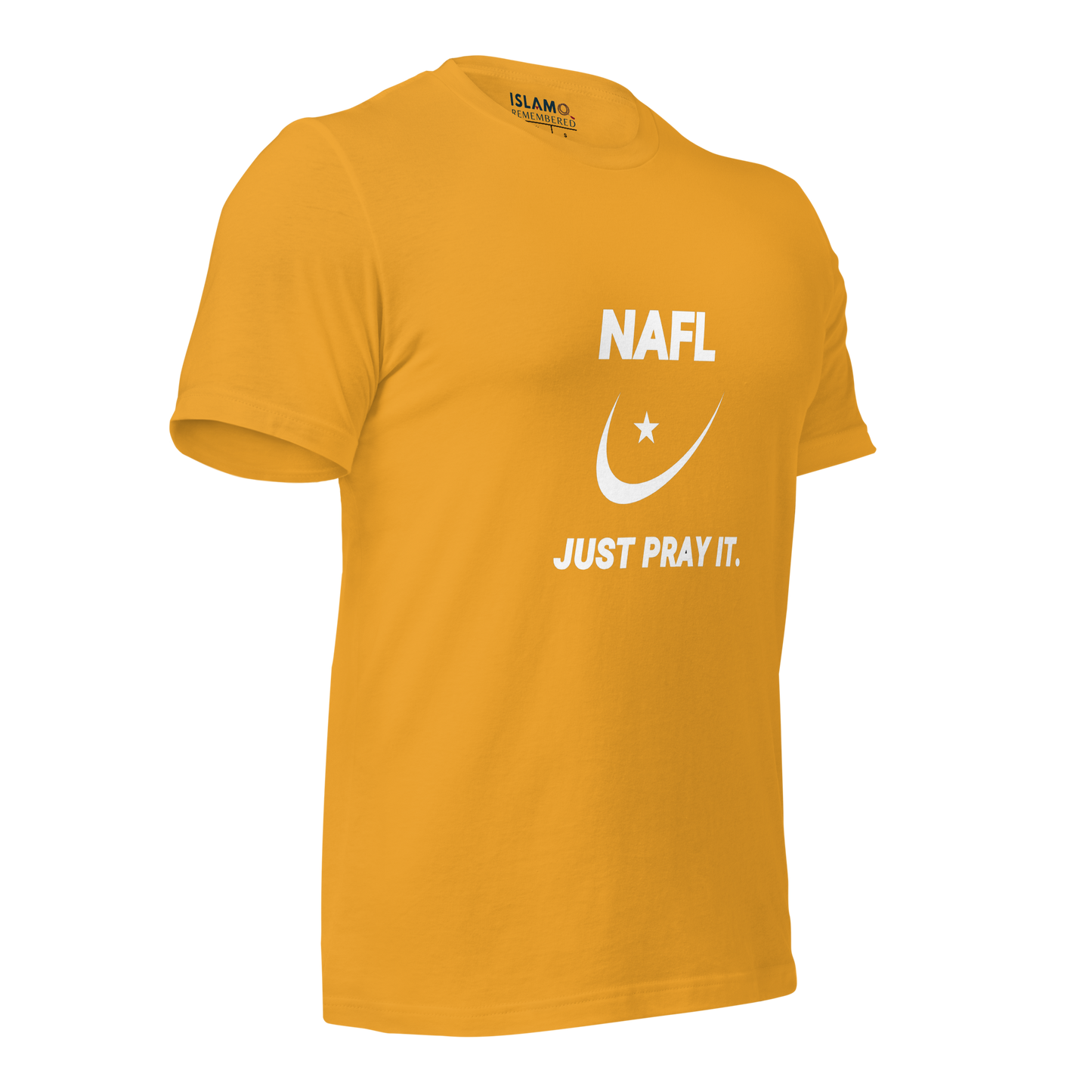 ADULT T-Shirt - NAFL JUST PRAY IT w/ Logo - White