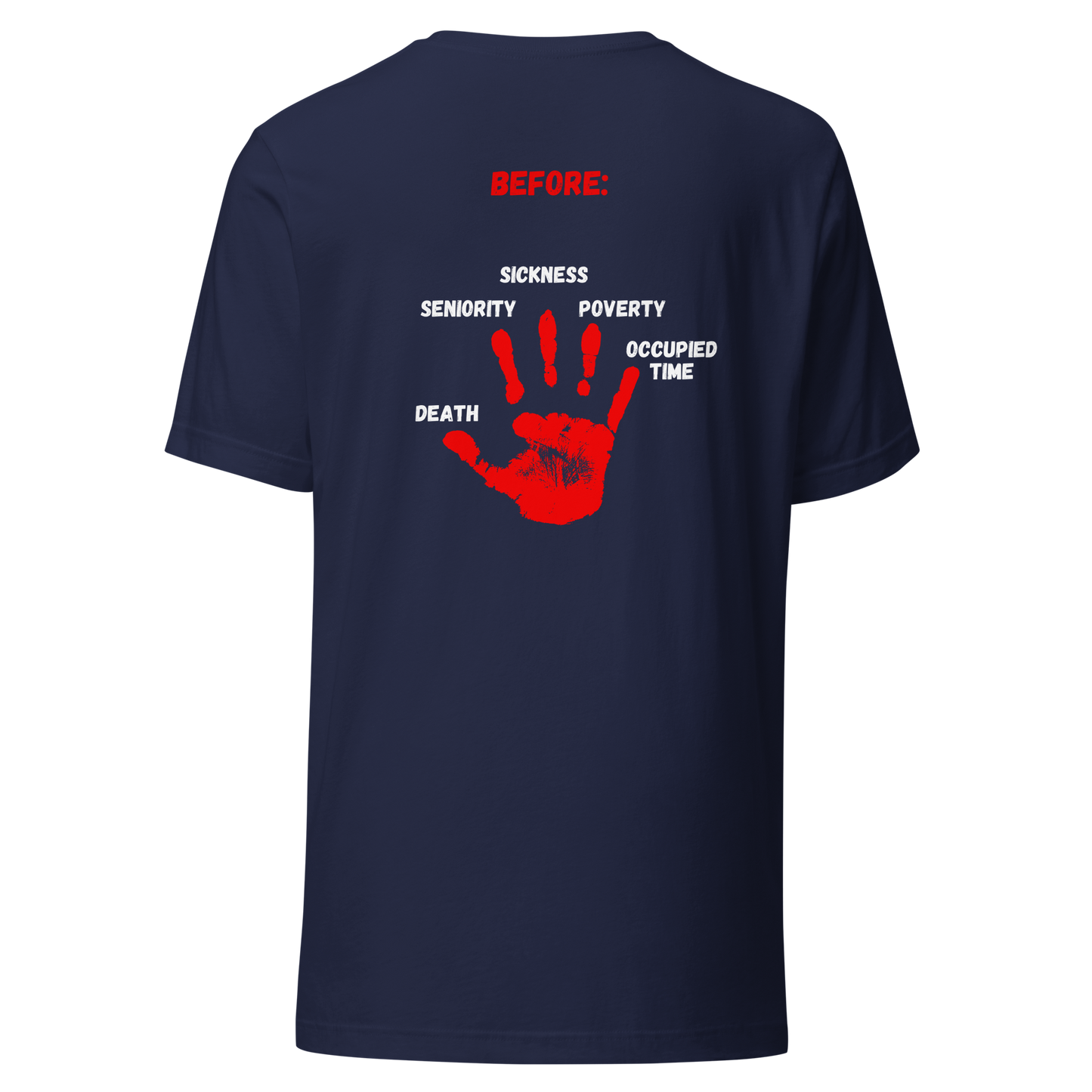 WOMEN's T-Shirt - ADVANTAGE BEFORE (Front/Back) - Green/White