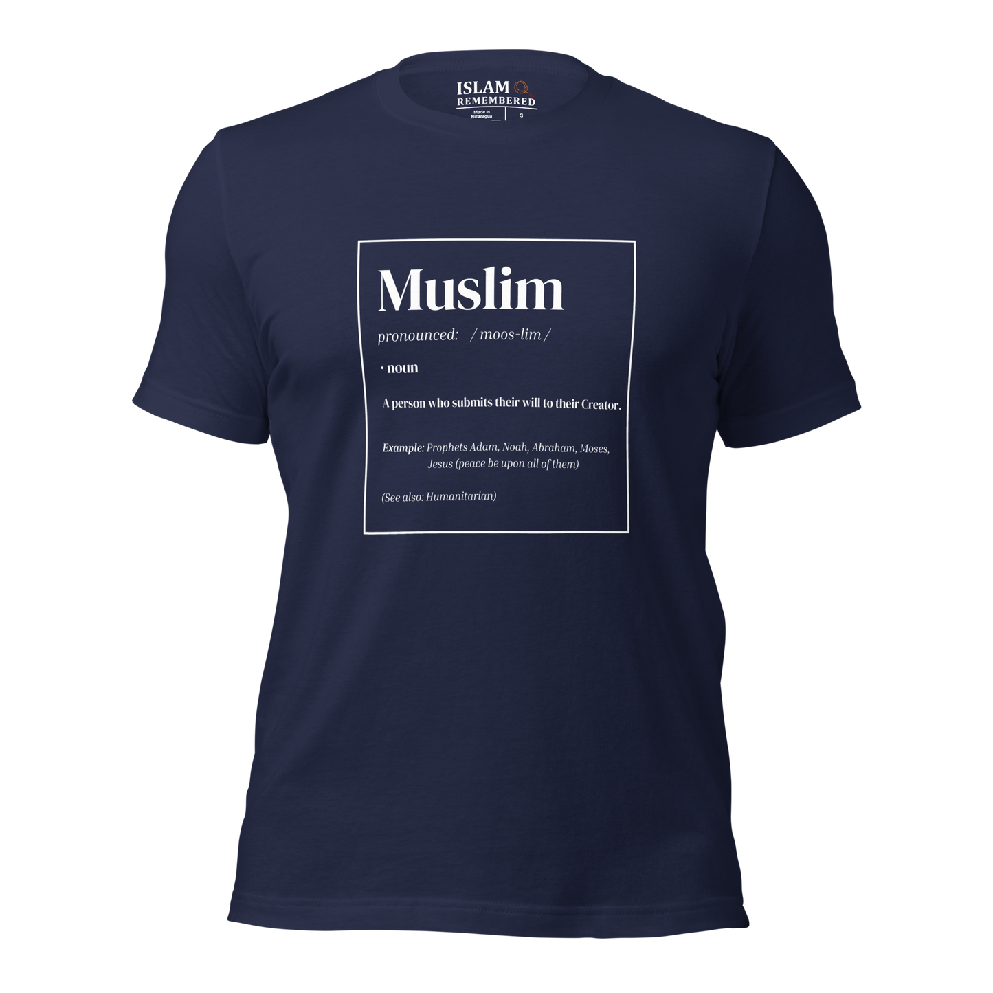 ADULT T-Shirt - MUSLIM DEFINITION - White