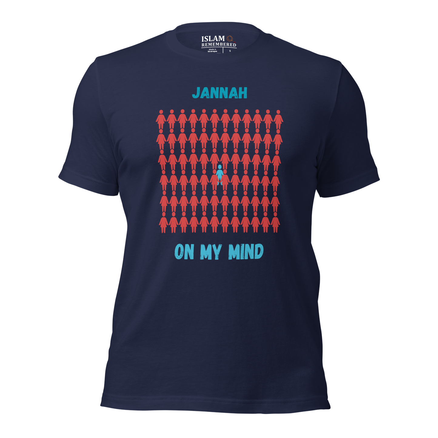 MEN's T-Shirt - JANNAH ON MY MIND - Blue