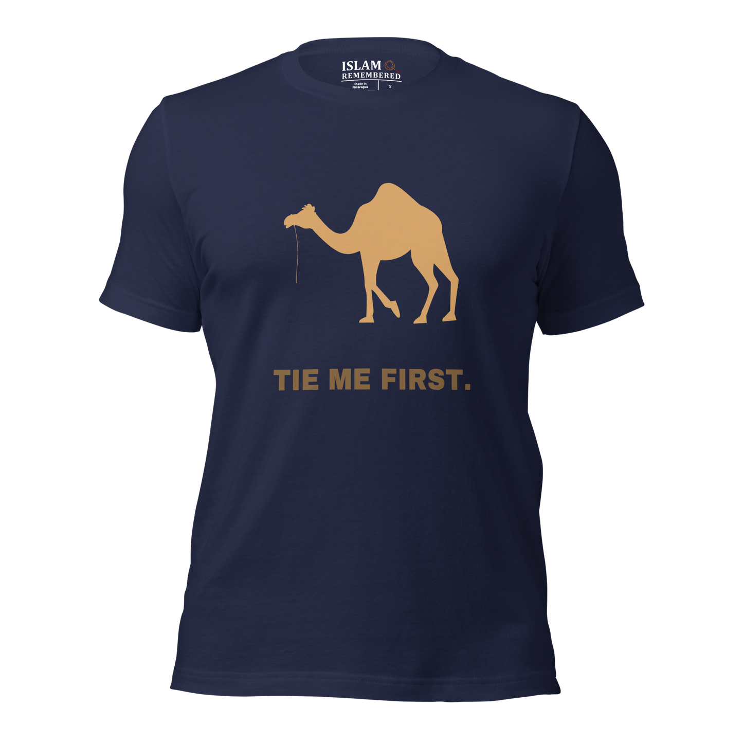 ADULT T-Shirt - TIE ME FIRST - Brown