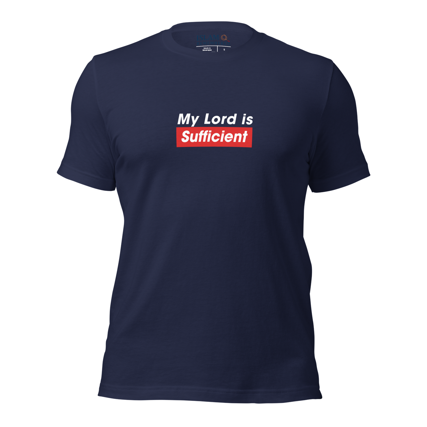 ADULT T-Shirt - MY LORD IS SUFFICIENT - White