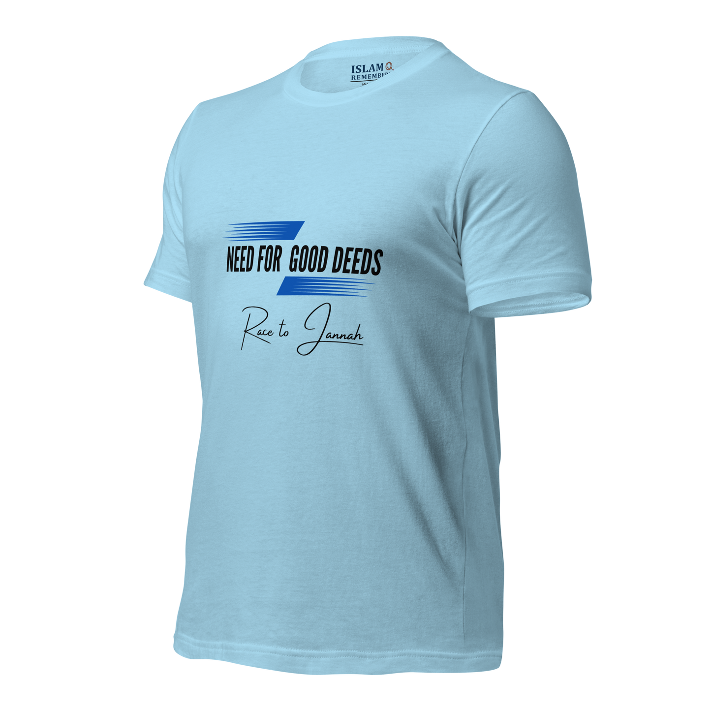 ADULT T-Shirt - NEED FOR GOOD DEEDS - Black/Blue