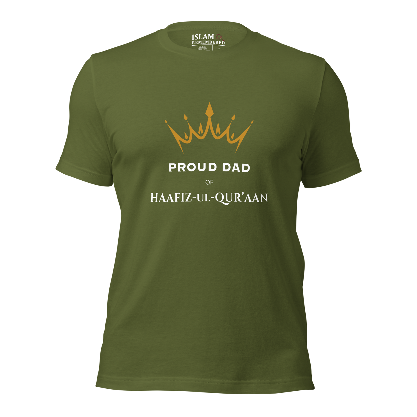 MEN's T-Shirt - PROUD DAD OF HAAFIZ - White