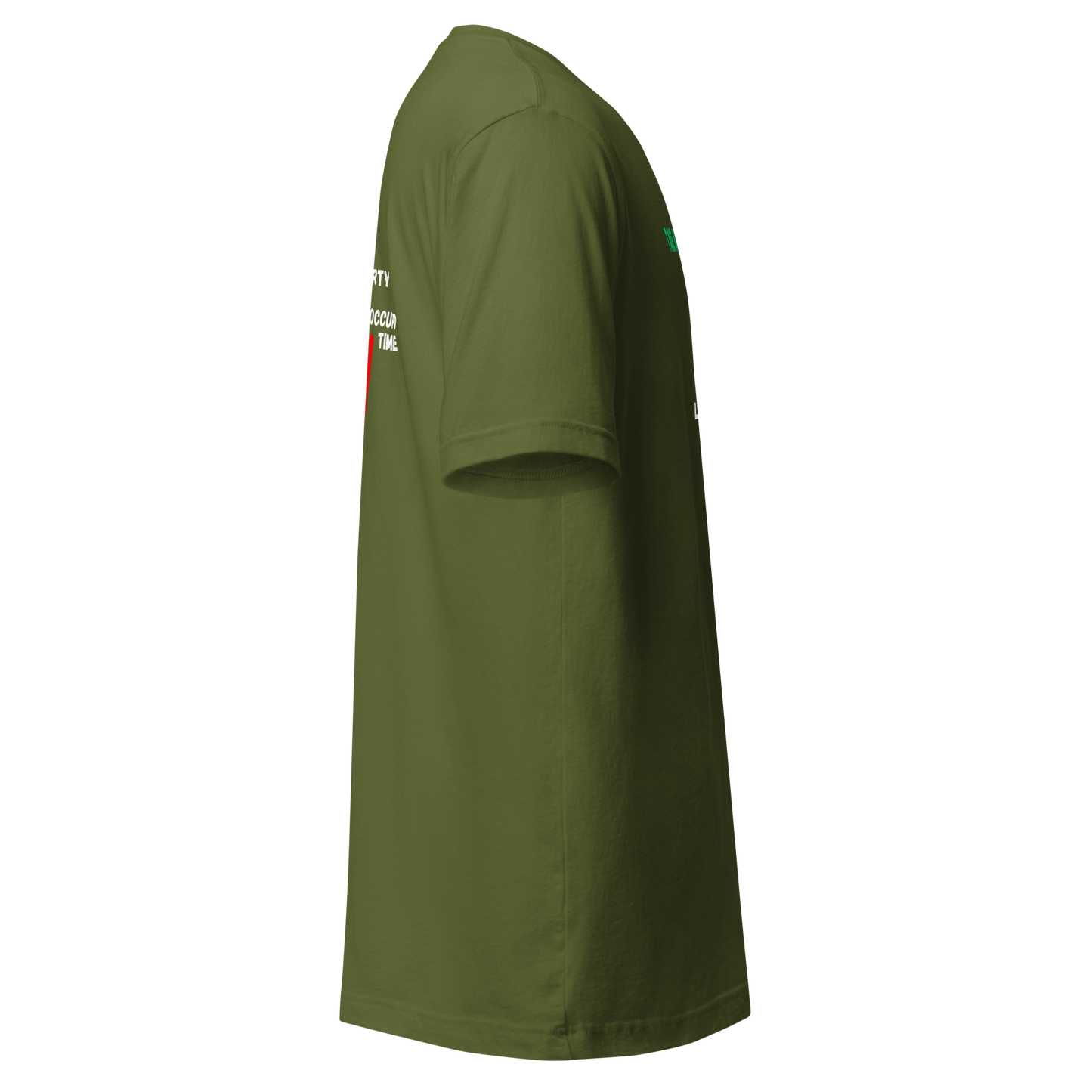 WOMEN's T-Shirt - ADVANTAGE BEFORE (Front/Back) - Green/White