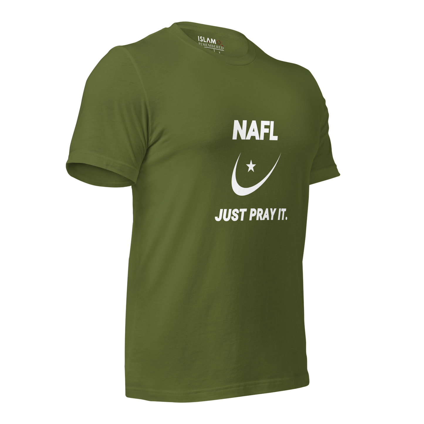 ADULT T-Shirt - NAFL JUST PRAY IT w/ Logo - White