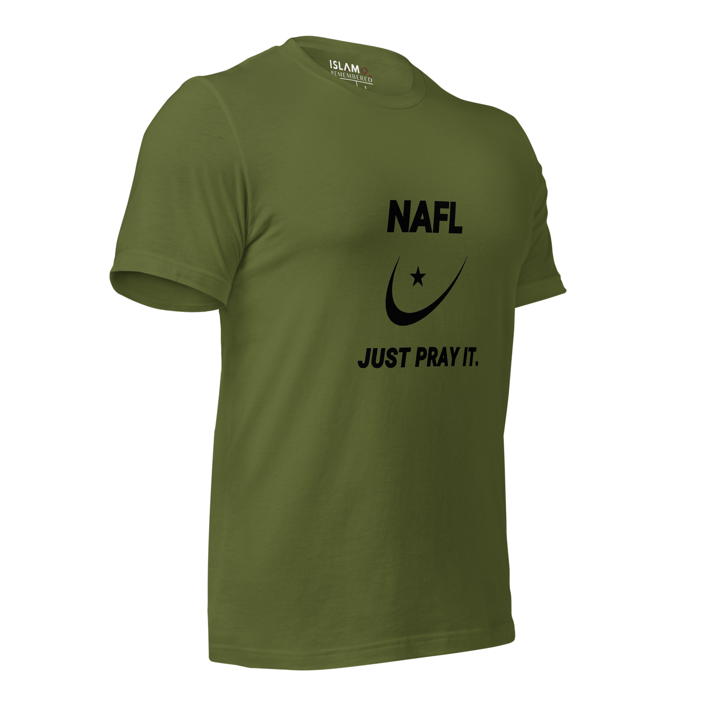 ADULT T-Shirt - NAFL JUST PRAY IT w/ Logo - Black