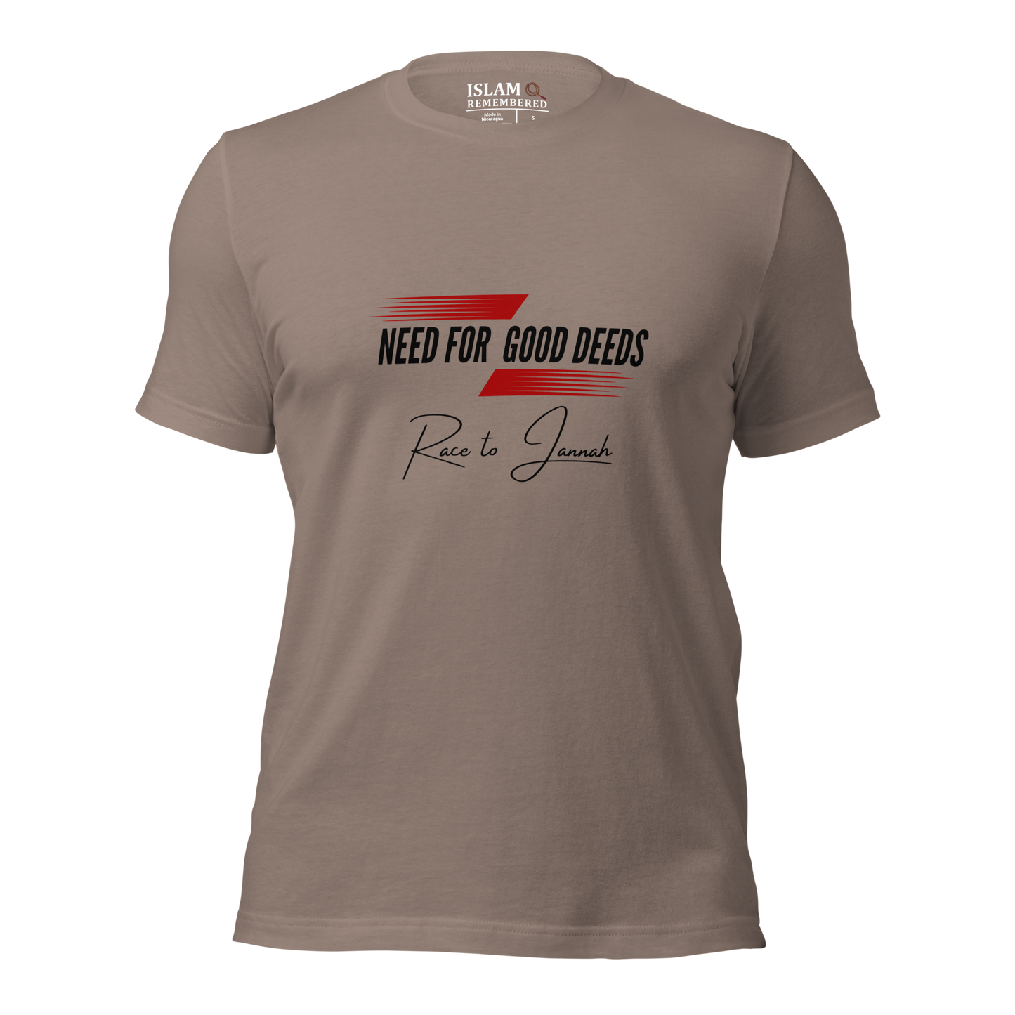 ADULT T-Shirt - NEED FOR GOOD DEEDS - Black/Red