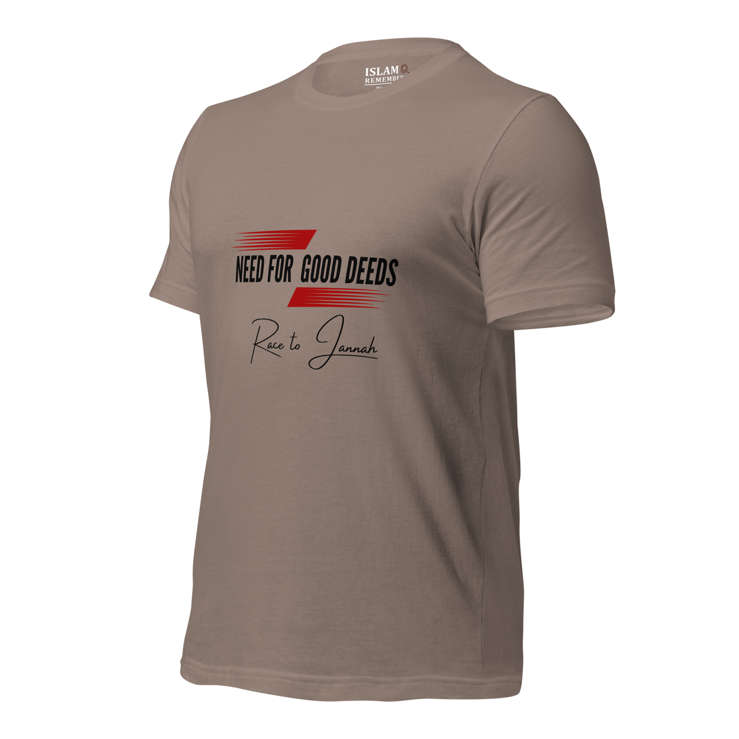 ADULT T-Shirt - NEED FOR GOOD DEEDS - Black/Red
