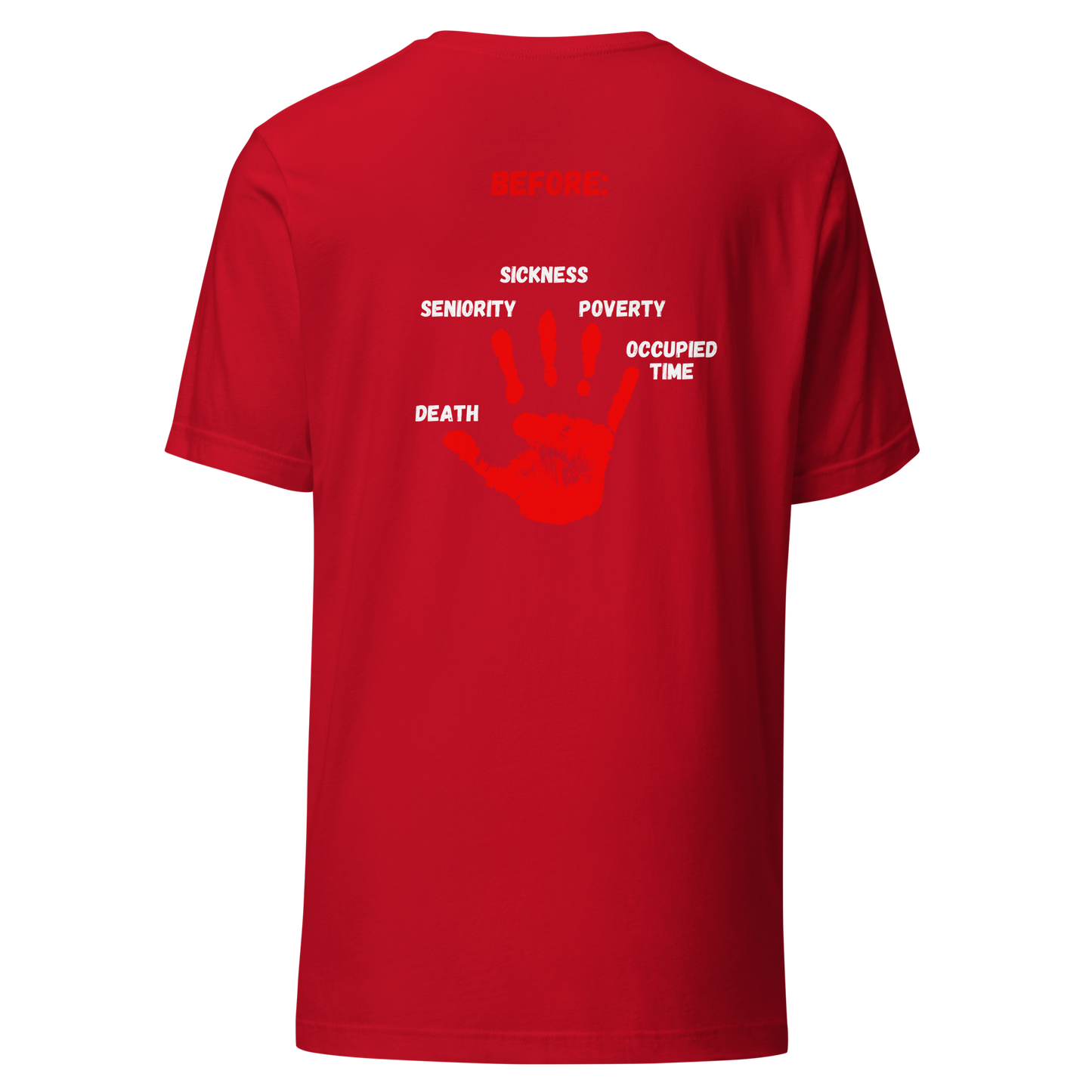 WOMEN's T-Shirt - ADVANTAGE BEFORE (Front/Back) - Green/White