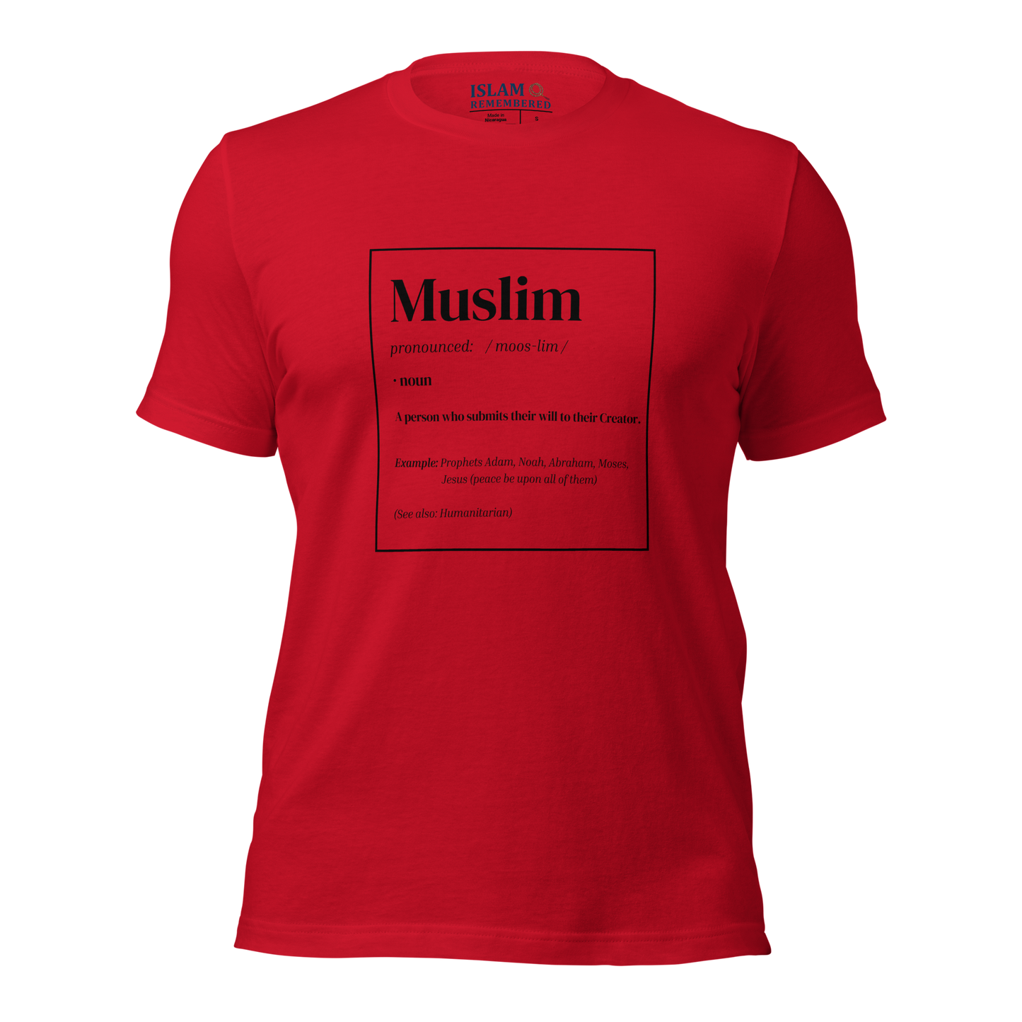 ADULT T-Shirt - MUSLIM DEFINITION - Black