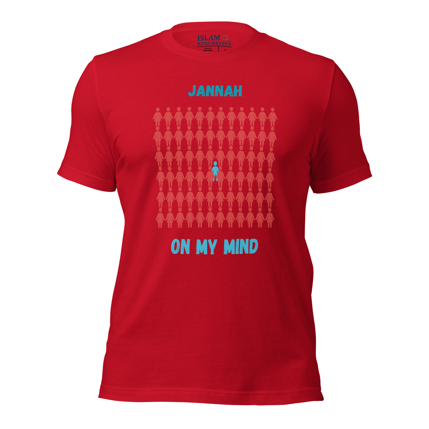 MEN's T-Shirt - JANNAH ON MY MIND - Blue