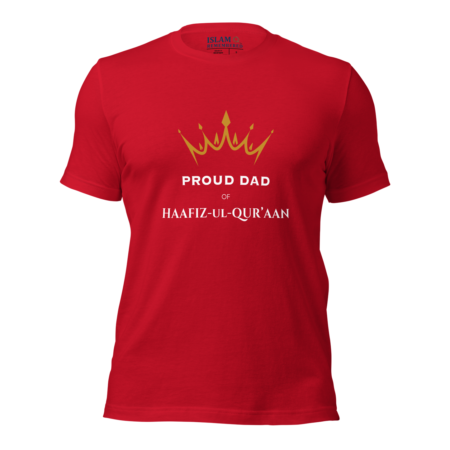 MEN's T-Shirt - PROUD DAD OF HAAFIZ - White