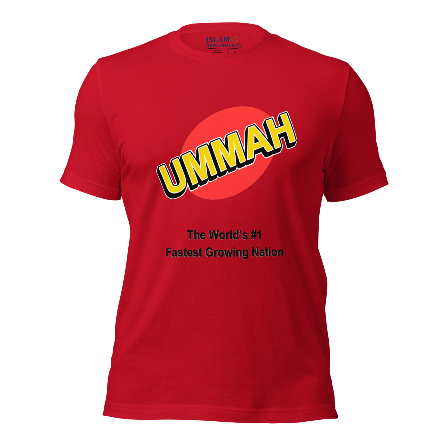 ADULT T-Shirt - UMMAH THE WORLDS FIRST - Black
