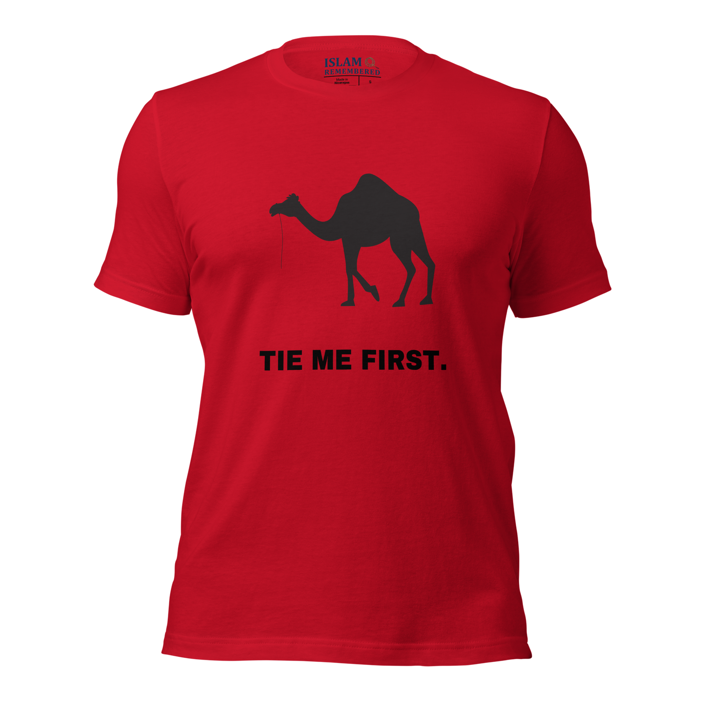 ADULT T-Shirt - TIE ME FIRST - Black