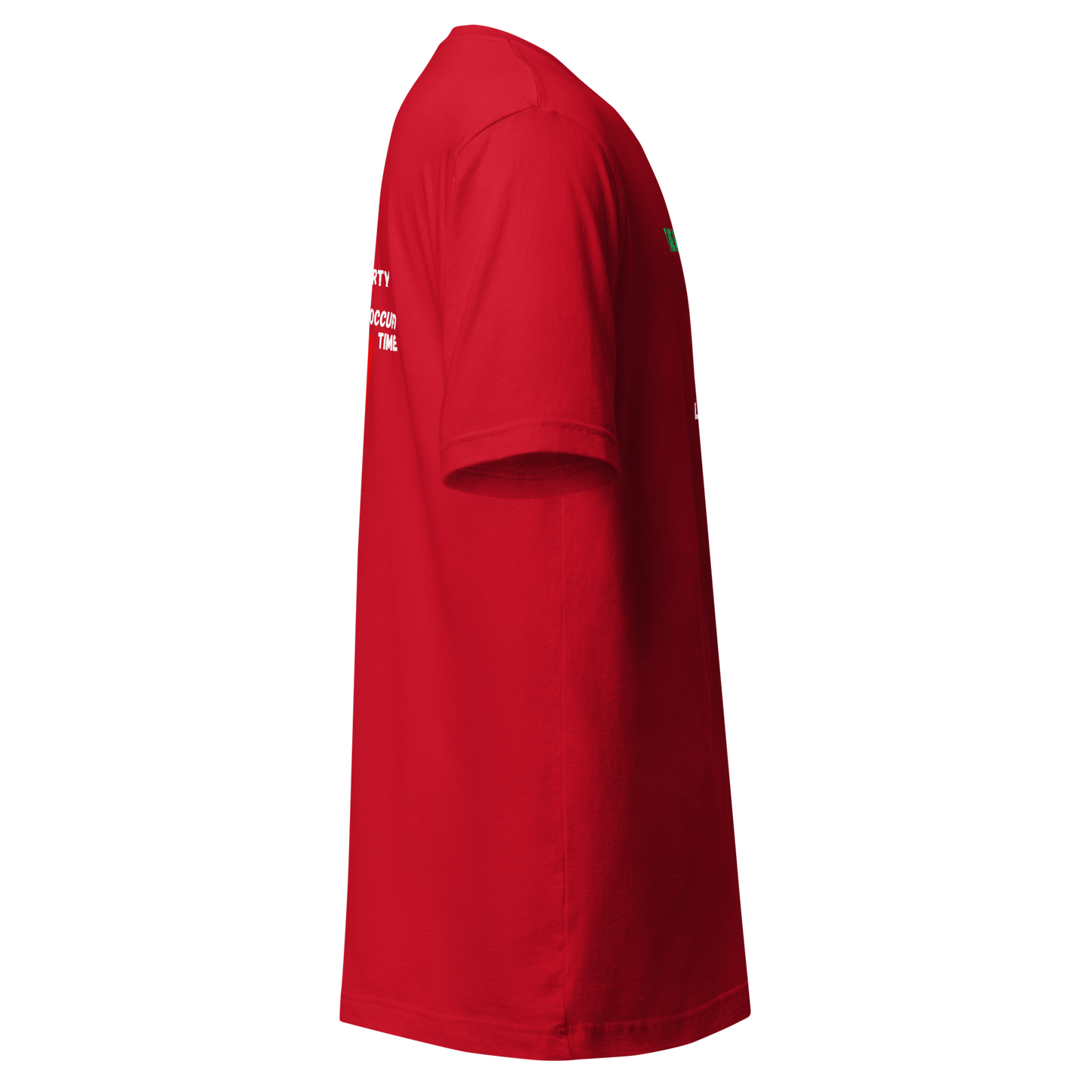 WOMEN's T-Shirt - ADVANTAGE BEFORE (Front/Back) - Green/White